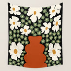 Blooming pottery night    Wall Tapestry Gallery Image 4
