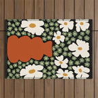 Blooming pottery night    Outdoor Rug Gallery Image 1