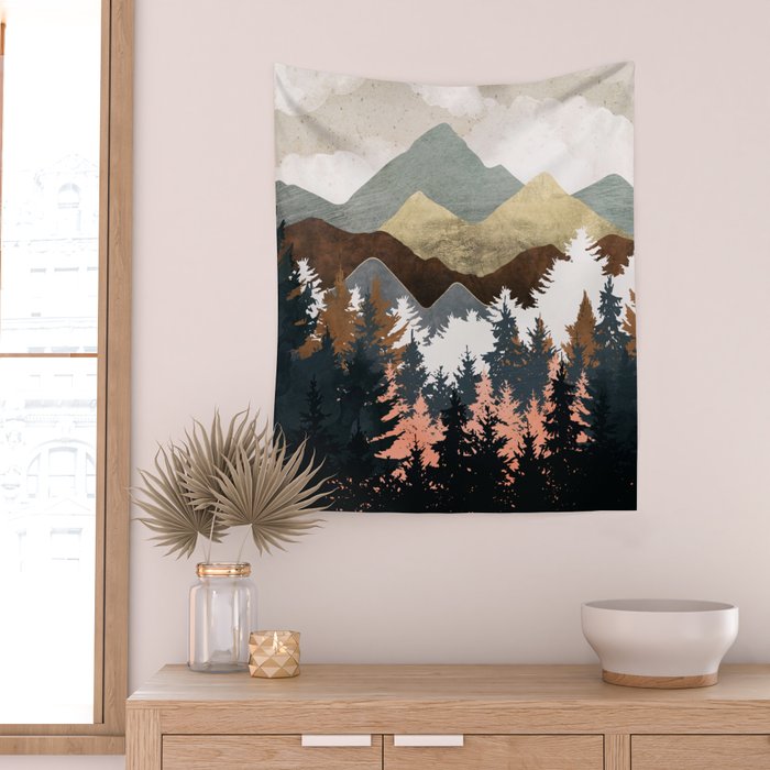 Forest View Wall Tapestry Gallery Image 2