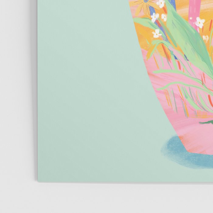 Whimsical Flower Vase Poster Gallery Image 3