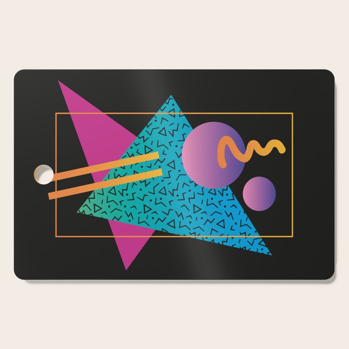 Memphis Pattern 24 - 80s / 90s Retro Cutting Board Gallery Image 1