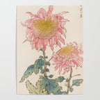 Japanese Chrysanthemum Woodblock Print #6 Poster Gallery Image 4
