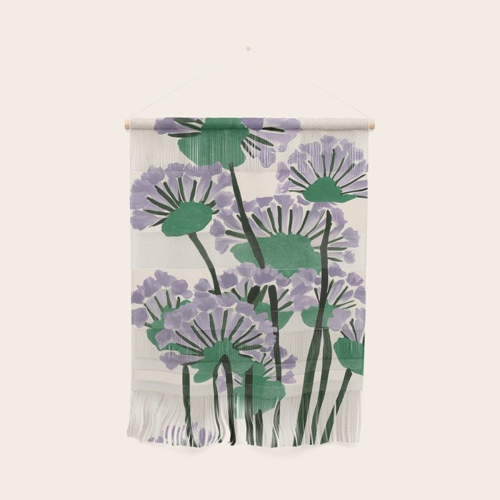 Modern Lavender Garden Wall Hanging Gallery Image 1