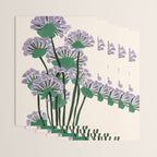 Modern Lavender Garden Wrapping Paper Gallery Image 3