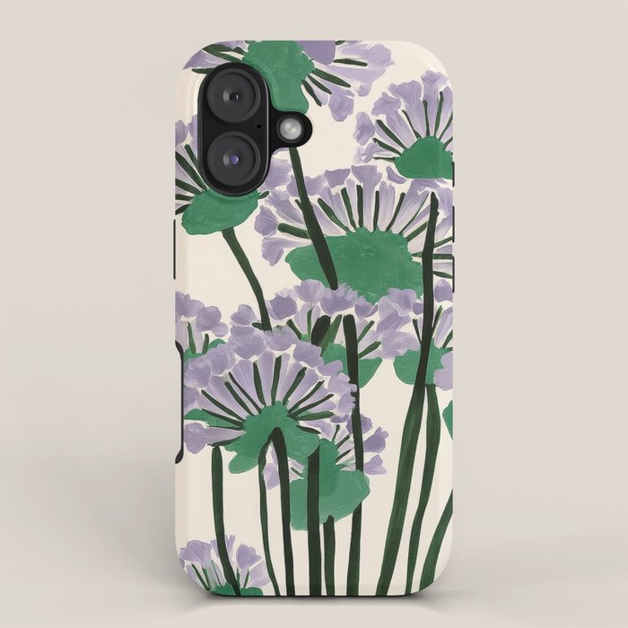 Modern Lavender Garden iPhone Case Gallery Image 1
