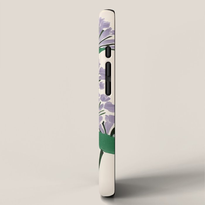 Modern Lavender Garden iPhone Case Gallery Image 2