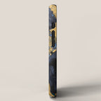 Gustav Klimt Style Portrait of Seated Dog iPhone Case Gallery Image 2