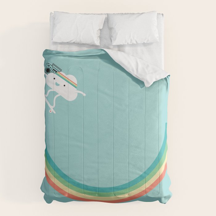 Skateboarding cloud Comforter Gallery Image 6