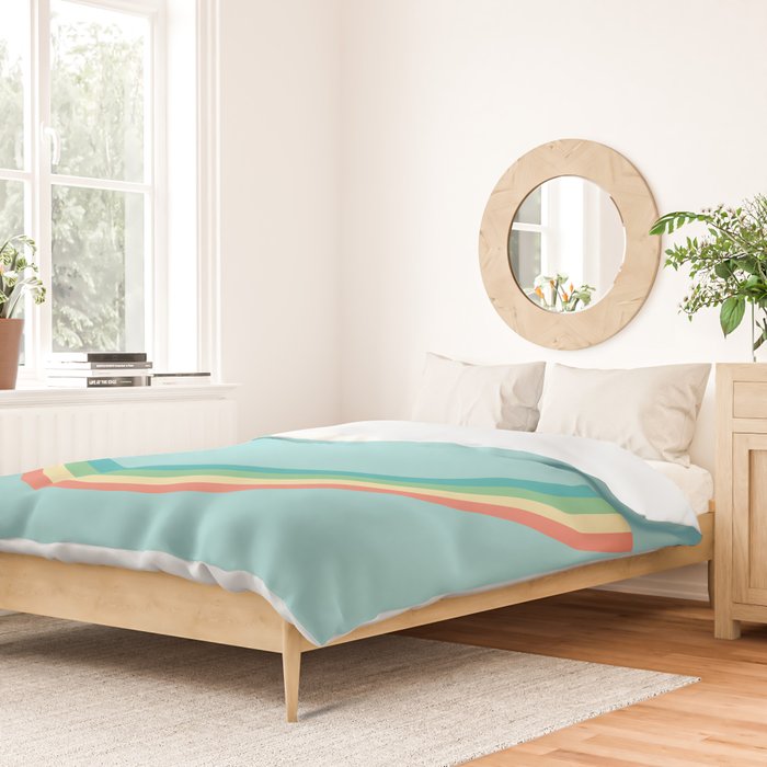 Skateboarding cloud Duvet Cover Gallery Image 2