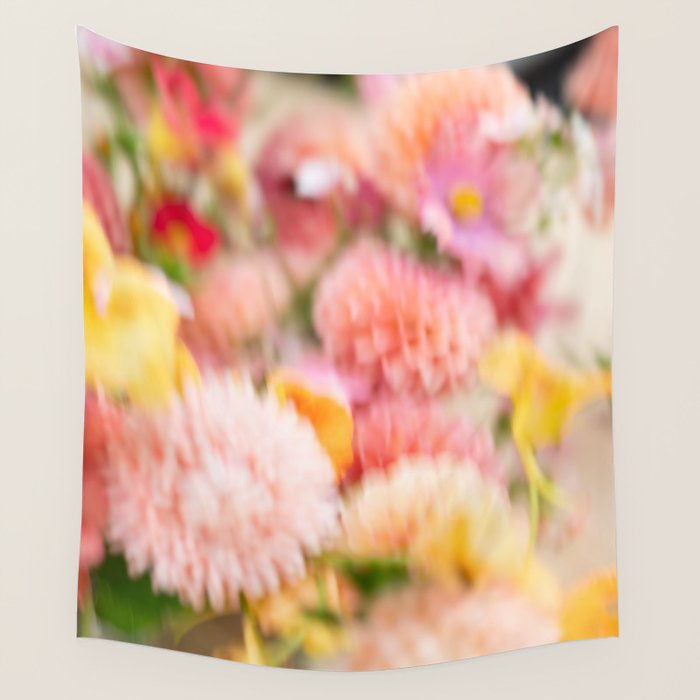 Moving flowers - Abstract Floral Photography Wall Tapestry Gallery Image 4