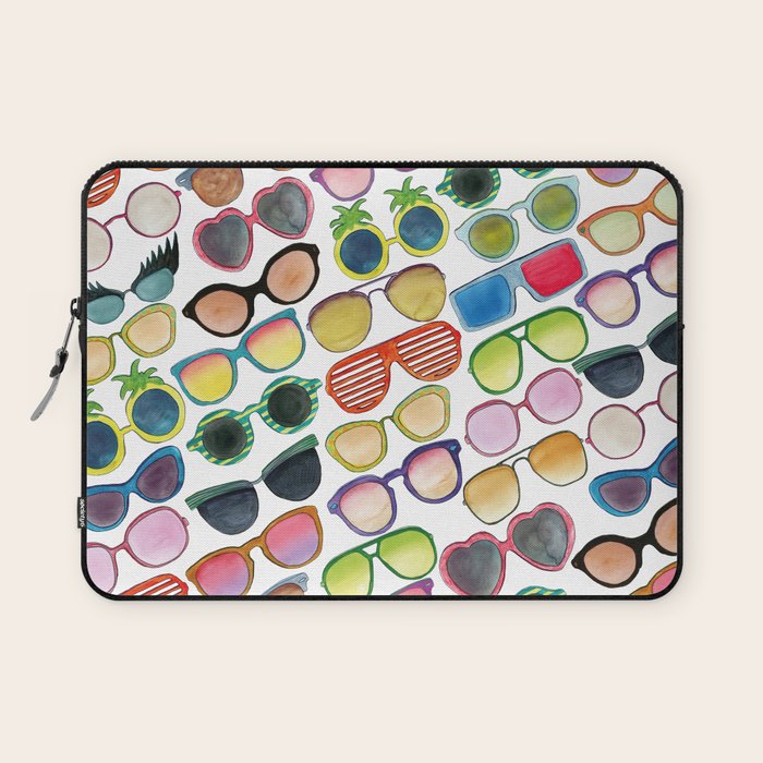 Sunglasses by Veronique de Jong Laptop Sleeve Gallery Image 1
