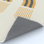 Sun and Moon Rainbow Midcentury style Rug Gallery Image 4