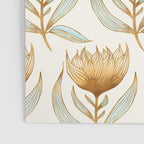 Bohemian Sunflower Pattern Poster Gallery Image 3