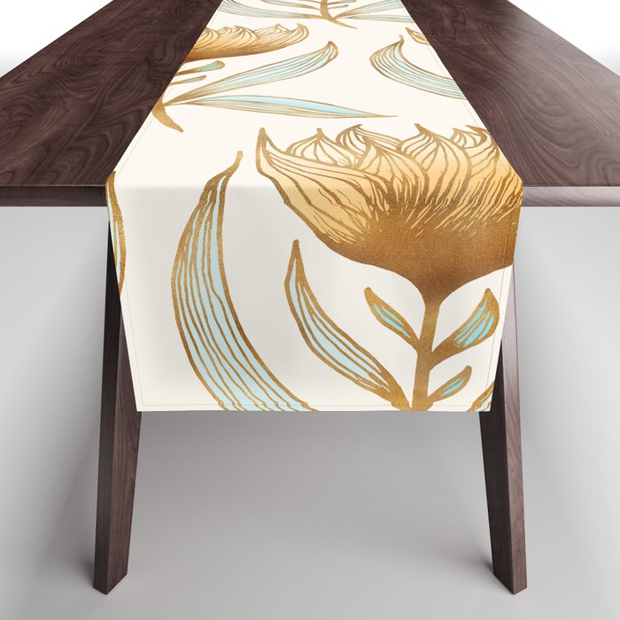 Bohemian Sunflower Pattern Table Runner Gallery Image 1