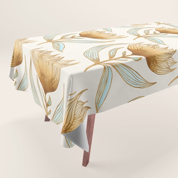 Bohemian Sunflower Pattern Tablecloth Gallery Image 1