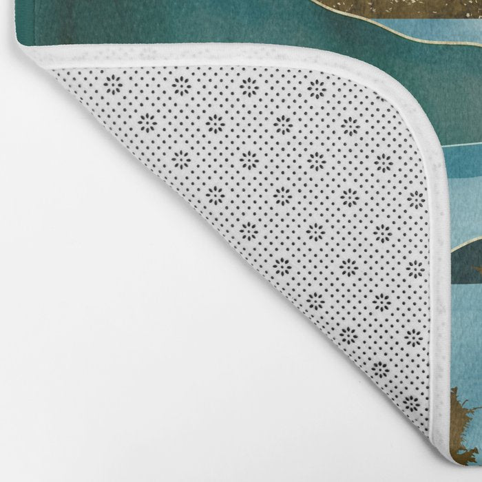 Autumn River Night Bath Mat Gallery Image 2