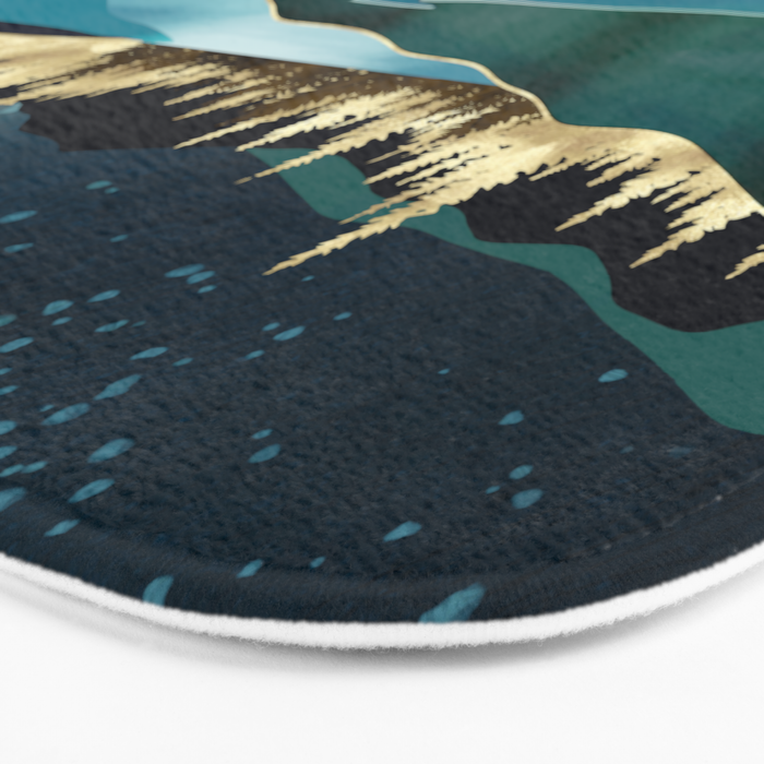 Autumn River Night Bath Mat Gallery Image 3