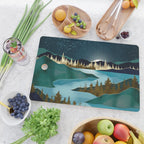 Autumn River Night Cutting Board Gallery Image 2