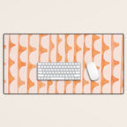 Scoop in peach Desk Mat Gallery Image 1