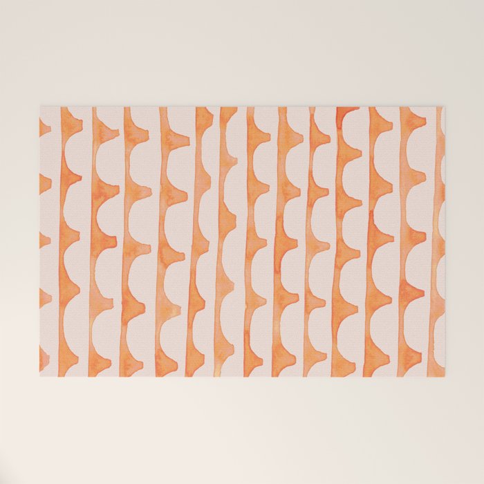 Scoop in peach Welcome Mat Gallery Image 1