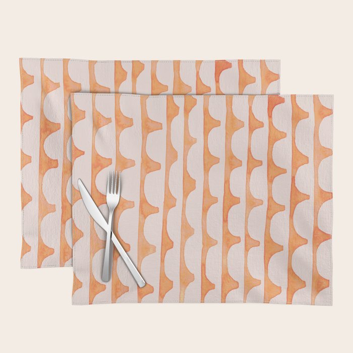 Scoop in peach Placemat Gallery Image 1