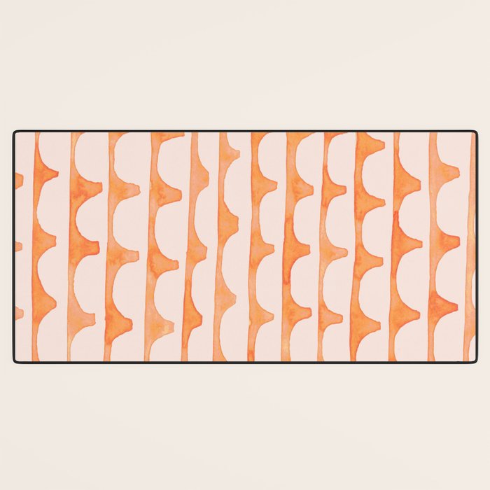 Scoop in peach Desk Mat Gallery Image 3