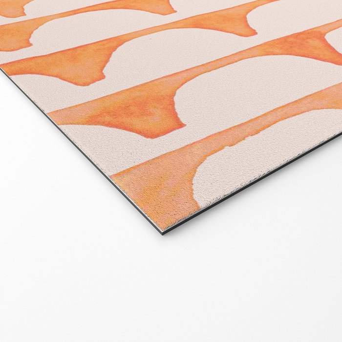 Scoop in peach Welcome Mat Gallery Image 2