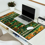 Weeping Willow Antique Bijar Persian Rug Print Desk Mat Gallery Image 2