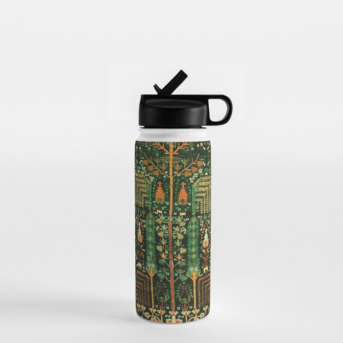 Weeping Willow Antique Bijar Persian Rug Print Water Bottle Gallery Image 1