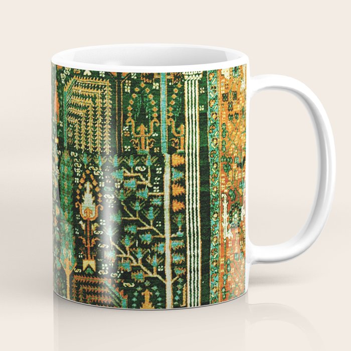 Weeping Willow Antique Bijar Persian Rug Print Coffee Mug Gallery Image 1
