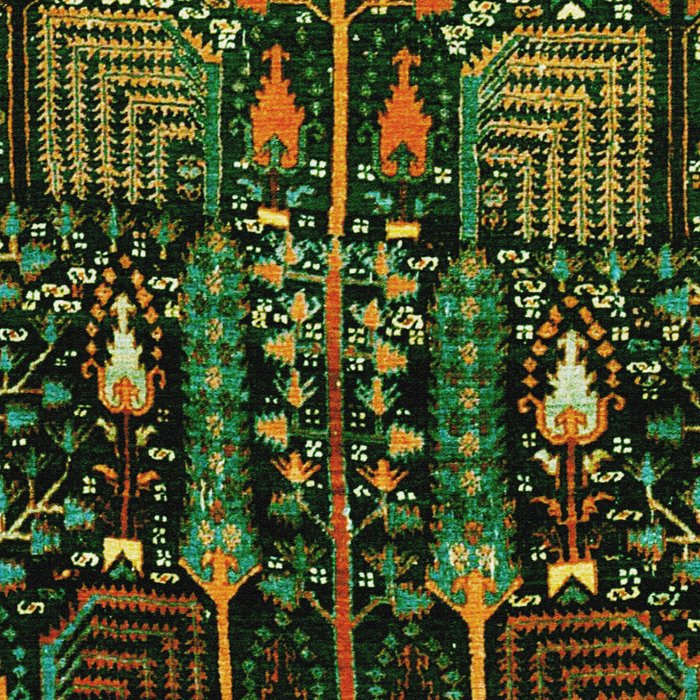 Weeping Willow Antique Bijar Persian Rug Print Coffee Mug Gallery Image 2
