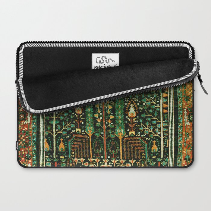 Weeping Willow Antique Bijar Persian Rug Print Laptop Sleeve Gallery Image 2