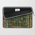 Weeping Willow Antique Bijar Persian Rug Print Laptop Sleeve Gallery Image 2