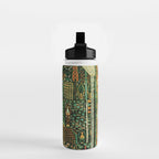 Weeping Willow Antique Bijar Persian Rug Print Water Bottle Gallery Image 2
