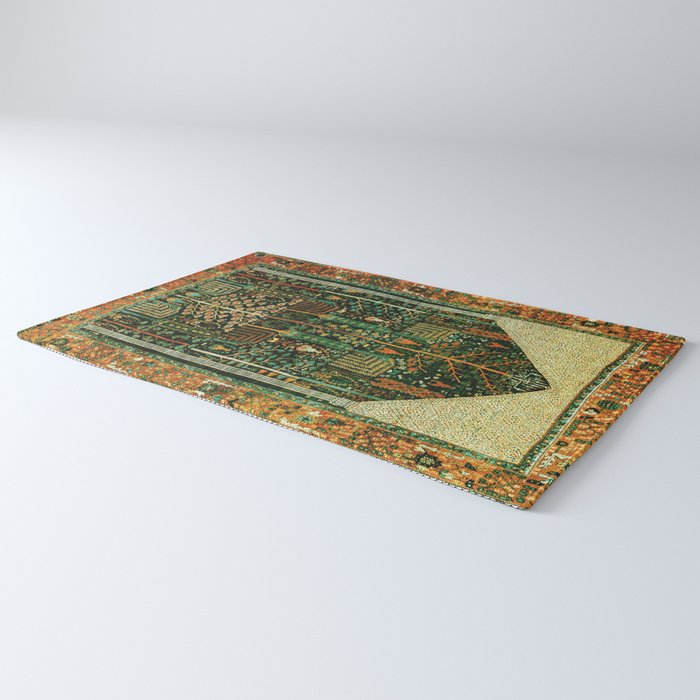 Weeping Willow Antique Bijar Persian Rug Print Rug Gallery Image 3
