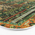 Weeping Willow Antique Bijar Persian Rug Print Bath Mat Gallery Image 3