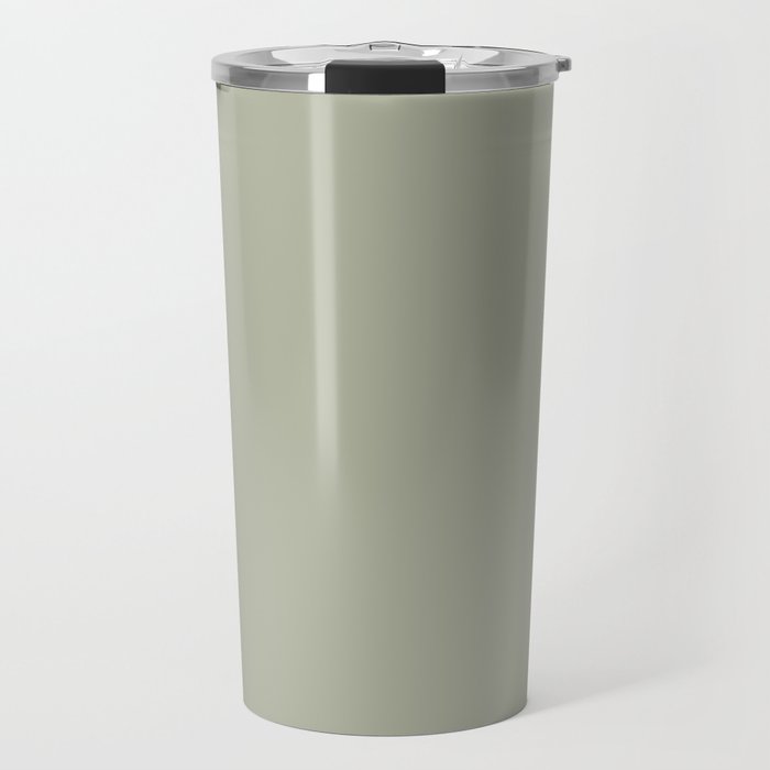 Solid Linen Sage Travel Mug Gallery Image 1