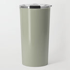 Solid Linen Sage Travel Mug Gallery Image 1