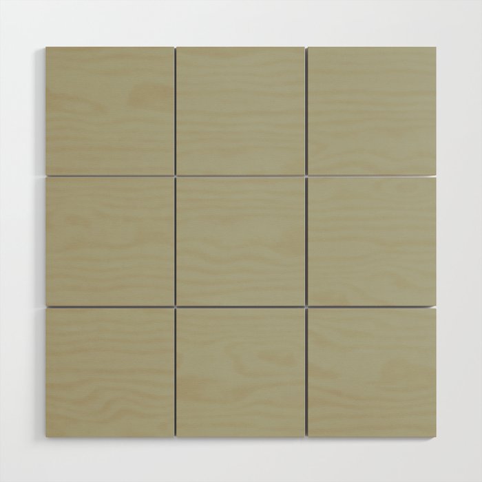 Solid Linen Sage Wood Wall Art Gallery Image 1