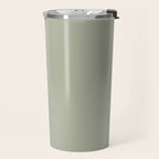 Solid Linen Sage Travel Mug Gallery Image 2