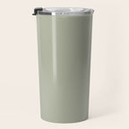 Solid Linen Sage Travel Mug Gallery Image 3