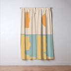 Ocean Sunset Sunrise II Window Curtain Gallery Image 3