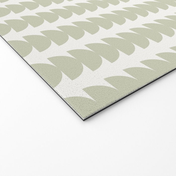 Maude Pattern - Natural Green Welcome Mat Gallery Image 2