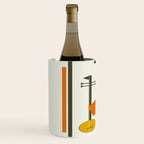 Mid-Century Modern Art Musical Strings Wine Chiller Gallery Image 2