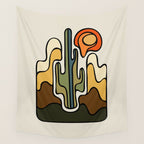 Desert Sun Wall Tapestry Gallery Image 4