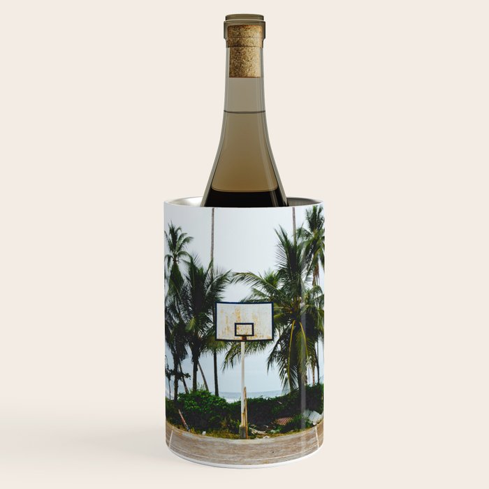 Basketball on Isla Bastimento, Bocas del Toro, Panama Wine Chiller Gallery Image 1