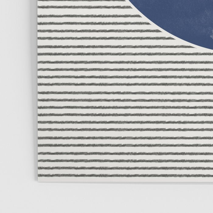Navy Blue Woodblock  Poster Gallery Image 3