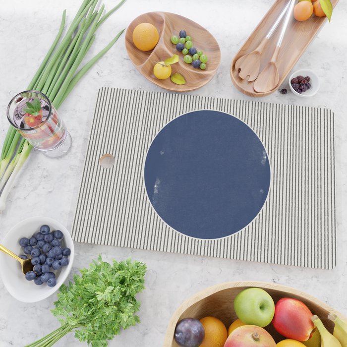 Navy Blue Woodblock  Cutting Board Gallery Image 2
