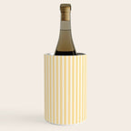 Classic Small Yellow Butter French Mattress Ticking Double Stripes Wine Chiller Gallery Image 3