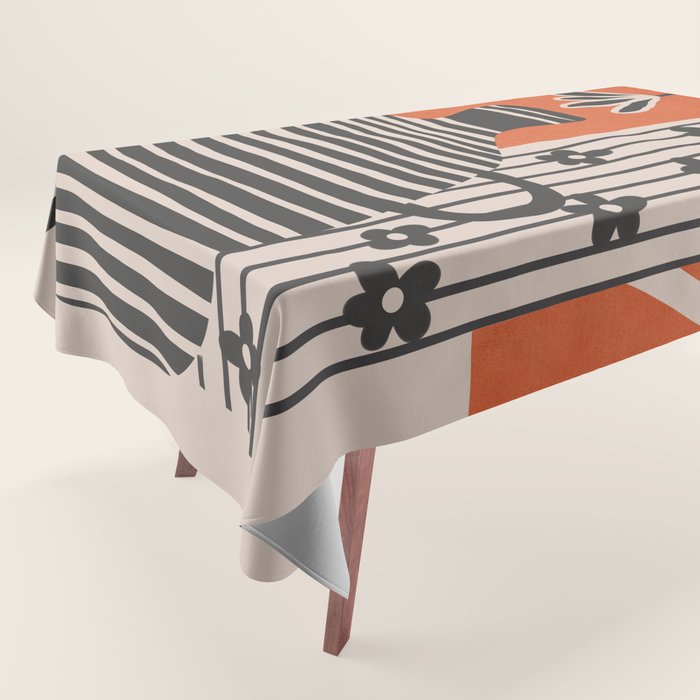 Patterned Stillness 5 Tablecloth Gallery Image 1